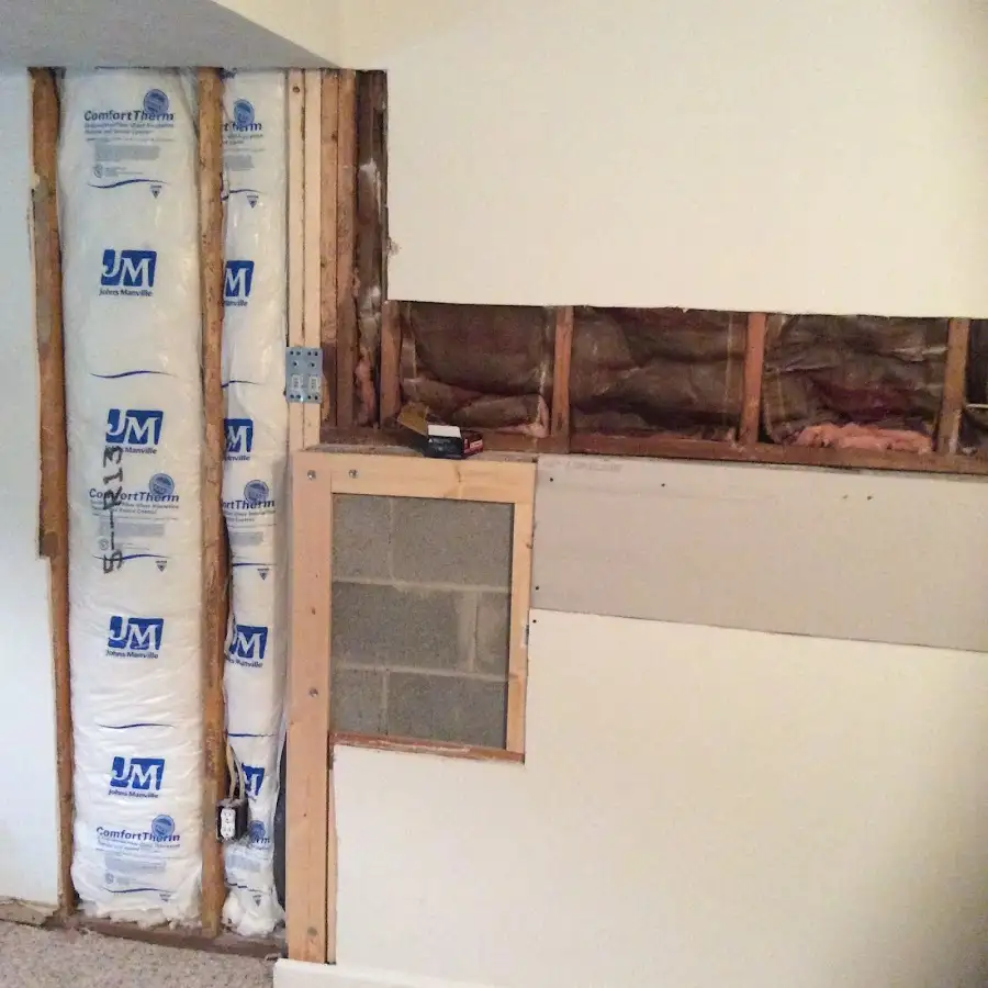Wall insulation replacement during Odor Removal & Deodorization in Gold Canyon